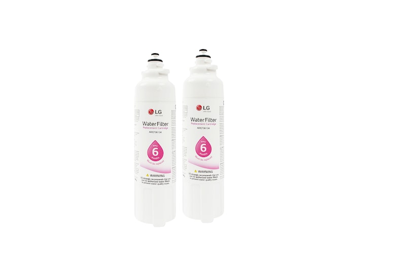 Front view of Fridge Water Filter - LT800P - 6 Months Replacement - 2 Pack ADQ73613410